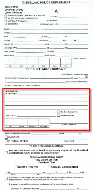 sample ohio number license for Much a Is Ticket How